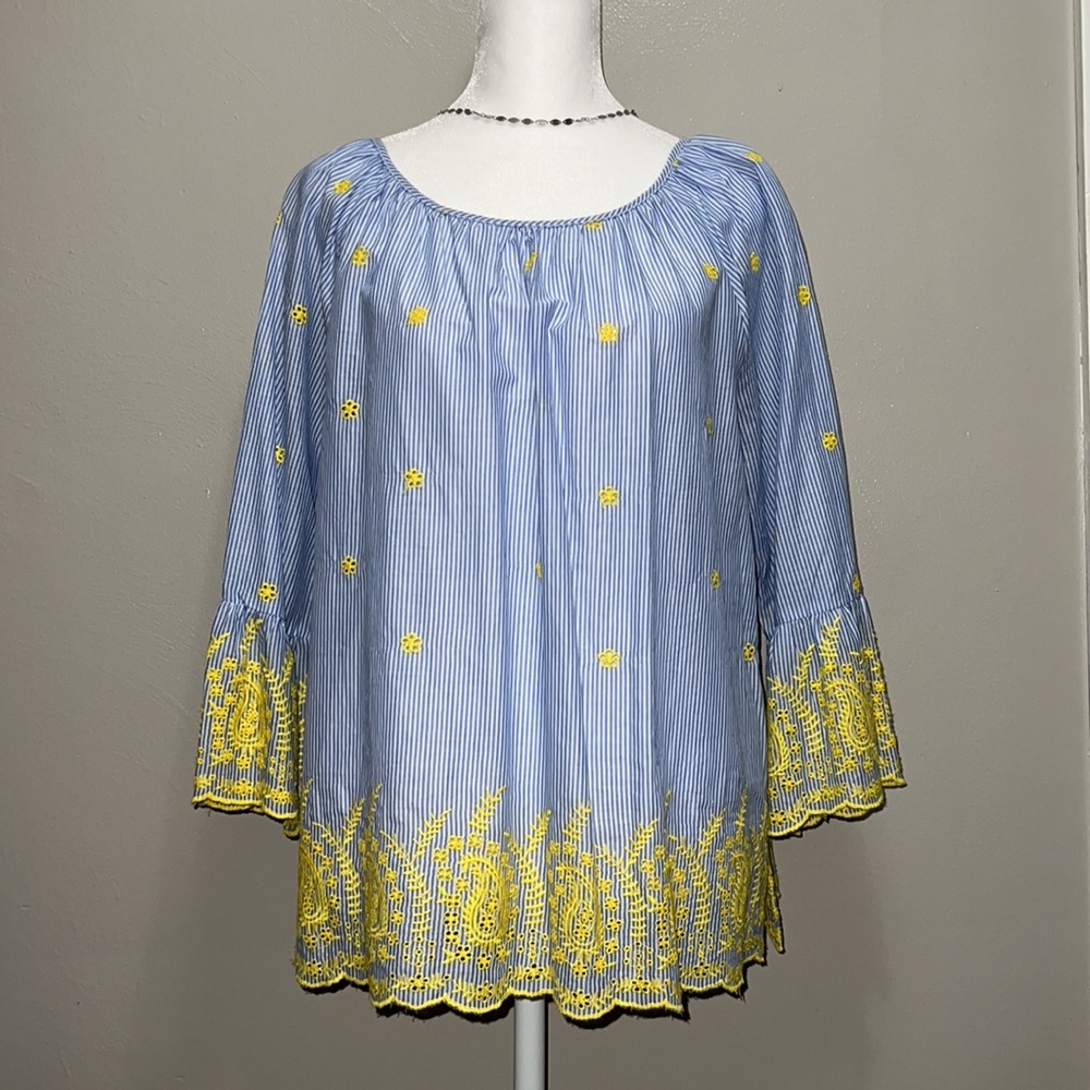 Ruby Rd embroidered blouse size medium NWOT